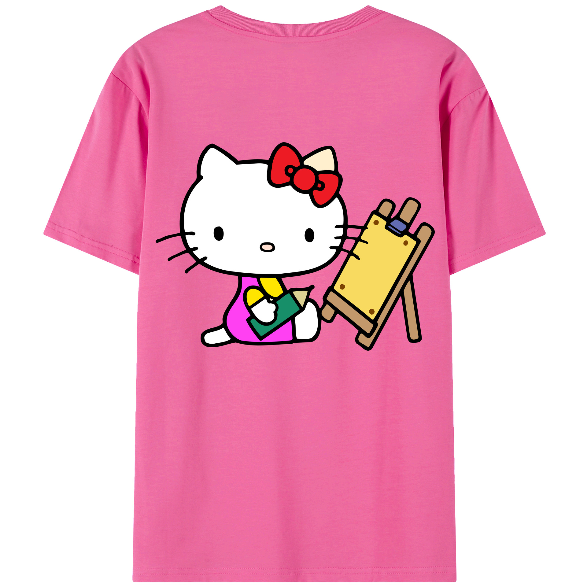 （画像用） Hello Kitty ハローキティ レディース半袖Tシャツ(バックプリント)